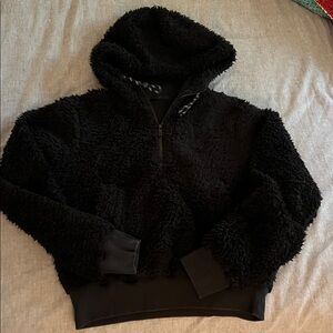 Lululemon Cozy Black Sherpa Hoodie